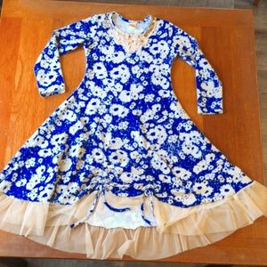 Boutique dress w/ adjustable hem